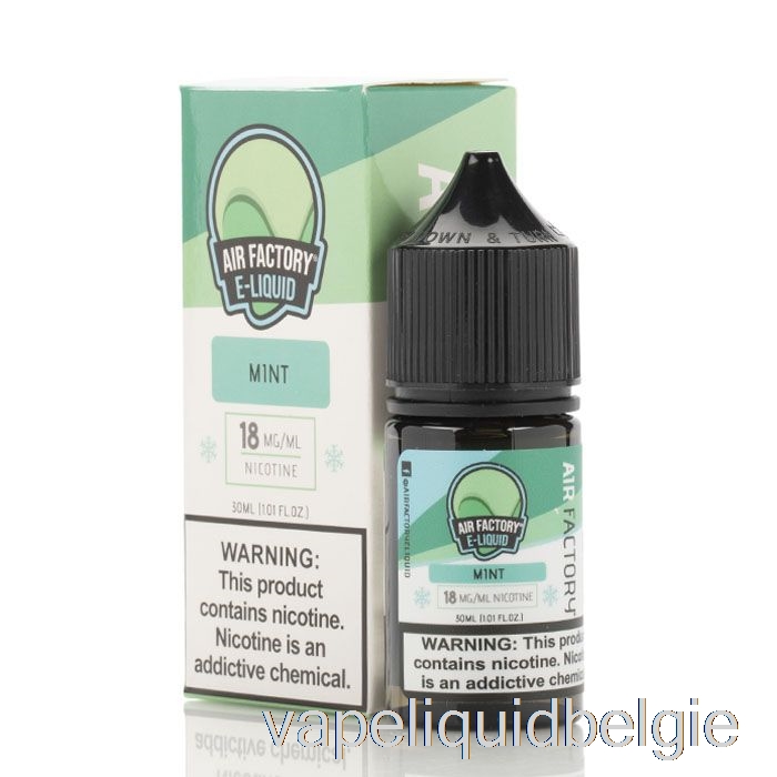 Vape België Mint - Luchtfabriekszouten Eliquids - 30ml 50mg